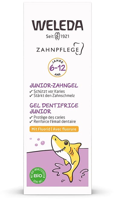 Дитячий зубний гель з фтором JUNIOR 6-12 років
