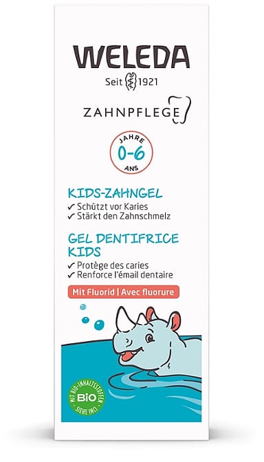 Дитячий зубний гель з фтором KIDS 0-6 років