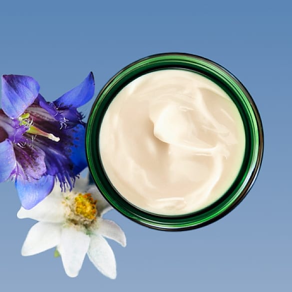 Day Cream with blossoms of gentian and edelweiss